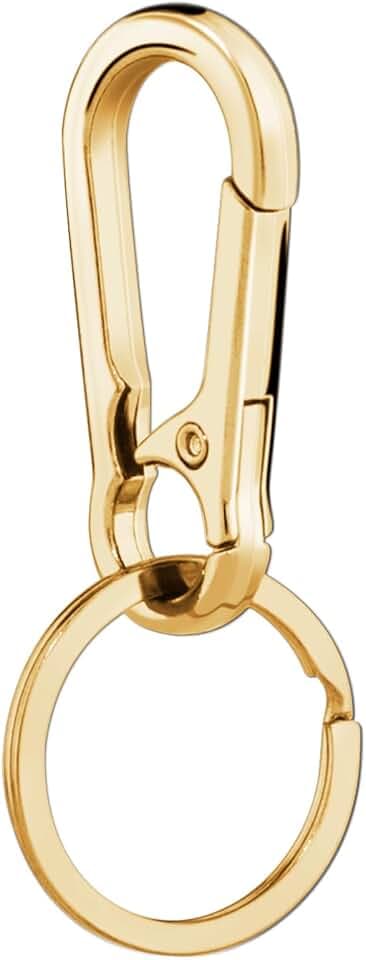 Hapeper Keychain Key Clips Metal Key Ring Key Chain Rings Keyring for Home Car Key Organizer