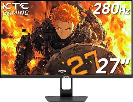 27'' 280Hz 240Hz Gaming Monitor 1ms GTG 350nits Fast VA 1080P Tilt 126% sRGB Adaptive Sync 4000:1 Contrast Ratio HDR DisplayPort 1.4/HDMI 2.0 VESA