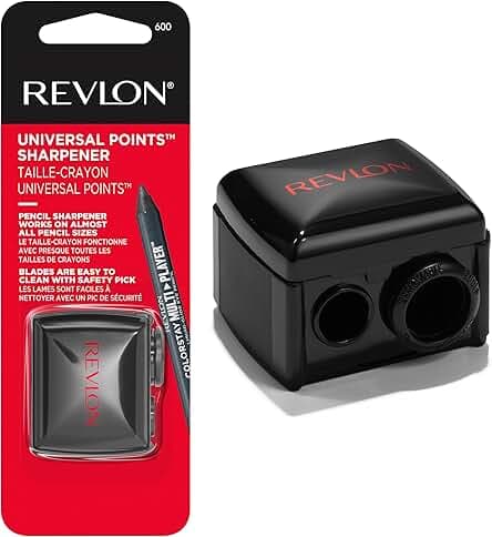 Revlon Universal Points Sharpener for Wooden & Plastic Makeup Pencils