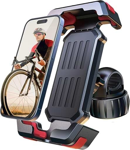 2025 New Upgraded Bike Phone Holder Handlebar - 1S Quick Install