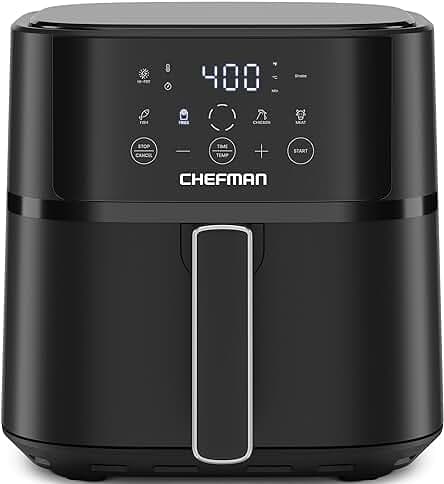 Chefman Air Fryer – 6 QT Compact Airfryer for Quick & Easy Meals in Minutes