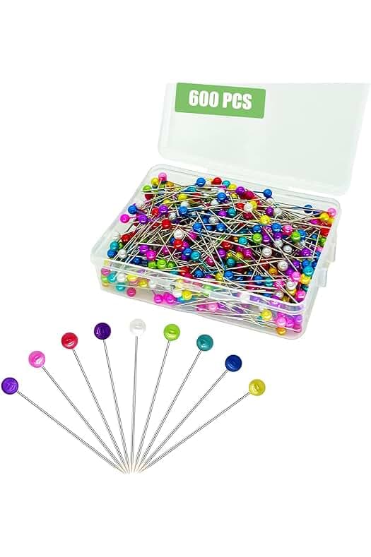 600PCS Sewing Pins Straight Pin for Fabric