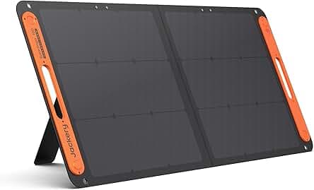 Jackery SolarSaga 100W Bifacial Portable Solar Panel for Explorer 240/300/500/1000/1500 Power Stations